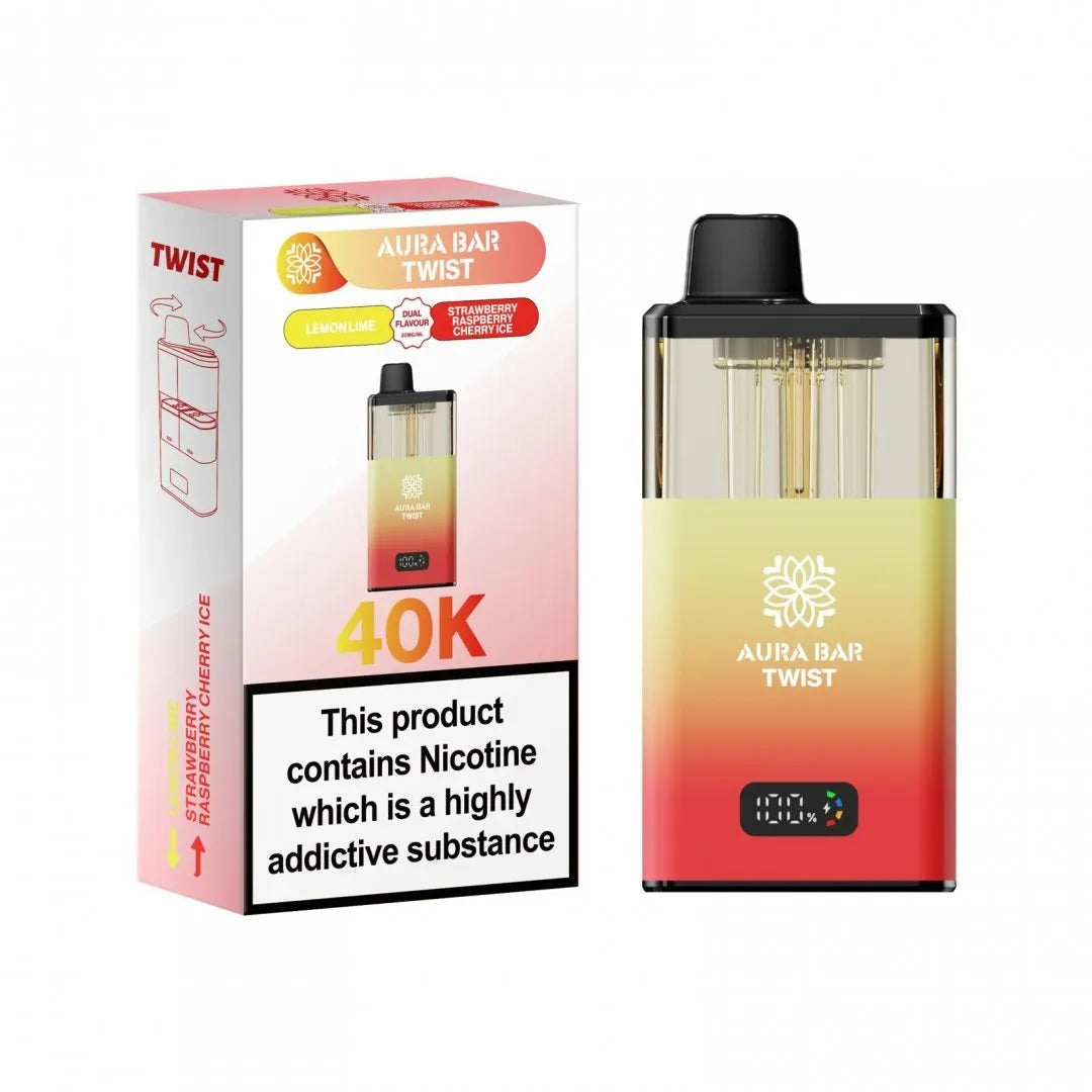 Aura Bar Twist 40K Puffs Prefilled Vape Kit